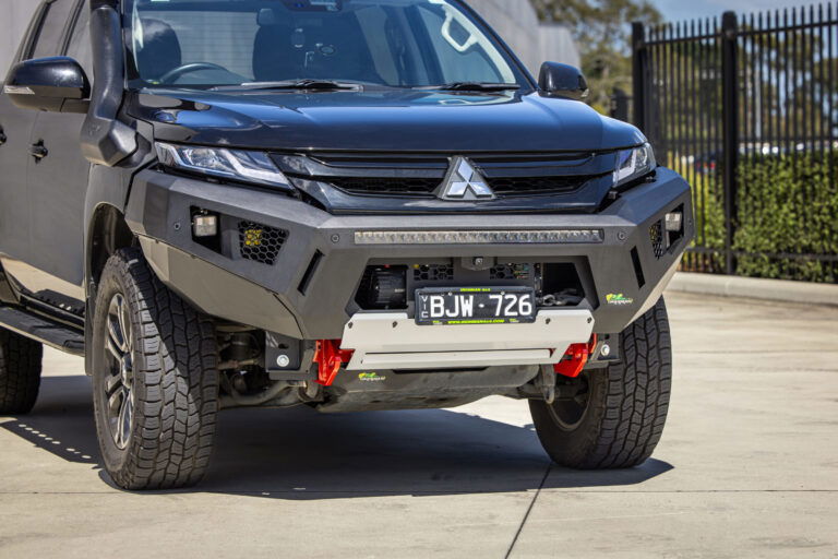 Raid Full Length Steel Bumper Bullbar To Suit Mitsubishi Triton MR+ ...