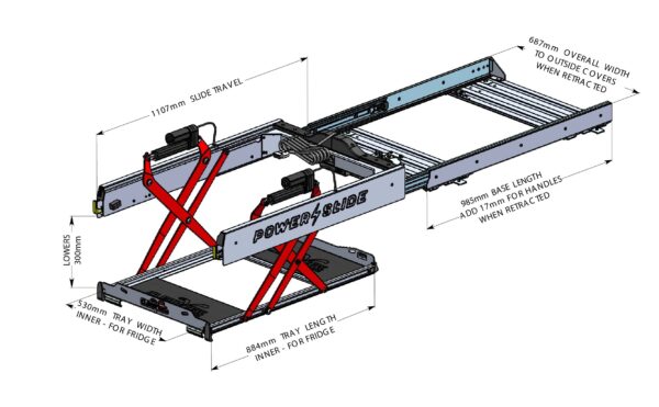 PS8853 LARGE Isometric Dimensio